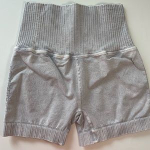 Free People Good Karma Running Shorts With a holds-you-in high rise